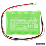 SinoMDT Infusion Pump SN-1600V Replacement Battery, 12V, 2000mAh, Ni-MH 3