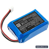 Sichler PR-030 Replacement Battery, 7.4V, 1800mAh, Li-Polymer 2