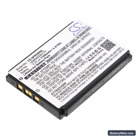 Koonlung Mini DVR3 Replacement Battery, 3.7V, 1100mAh, Li-ion 1