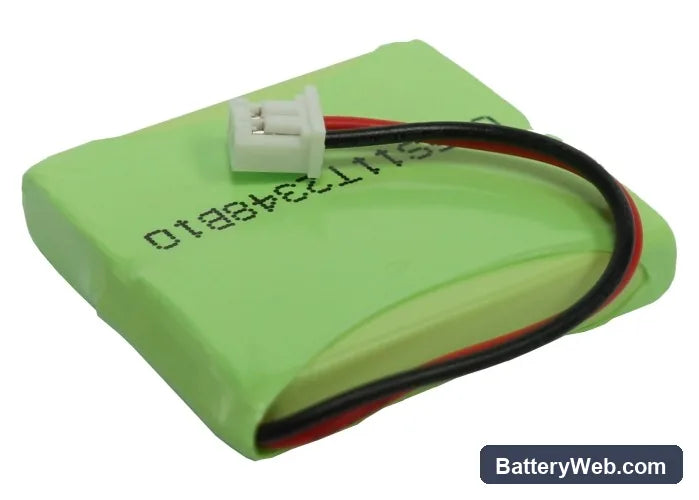 GP Replacement Battery, 2.4V, 500mAh, Ni-MH 4