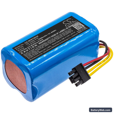 Sichler PCR-7500 Replacement Battery, 14.8V, 3500mAh, Li-ion 1