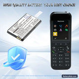 SpectraLink S35 DECT Handset Replacement Battery, 3.7V, 1200mAh, Li-ion 4