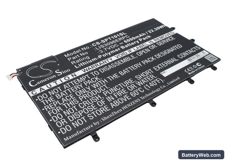 Sony Xperia Tablet Z 10.1" Replacement Battery, 3.7V, 6000mAh, Li-Polymer 2