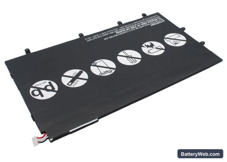 Sony Xperia Tablet Z 10.1" Replacement Battery, 3.7V, 6000mAh, Li-Polymer 4