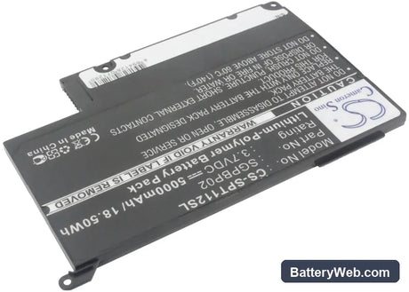 Sony SGPT111CN Replacement Battery, 3.7V, 5000mAh, Li-Polymer 2