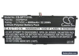 Sony Tablet S Replacement Battery, 3.7V, 6000mAh, Li-Polymer 5