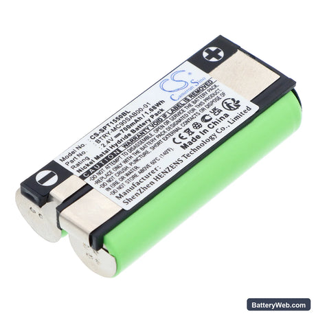 Symbol SPT-1500 Replacement Battery, 2.4V, 700mAh, Ni-MH 1