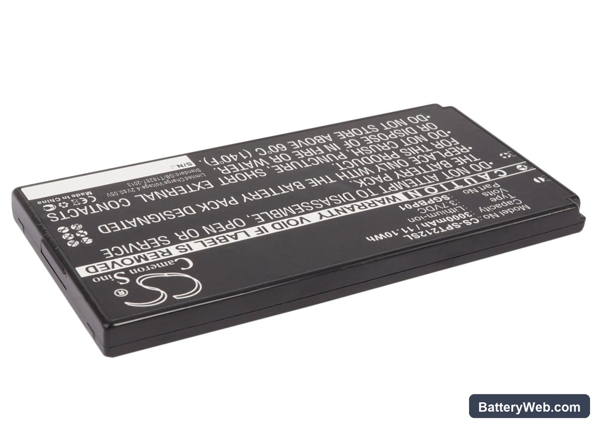 Sony SGPT211CN Replacement Battery, 3.7V, 3000mAh, Li-ion 2
