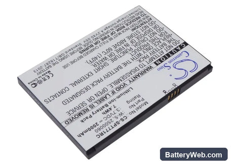 Netgear Aircard 782s Replacement Battery, 3.7V, 2000mAh, Li-ion 2