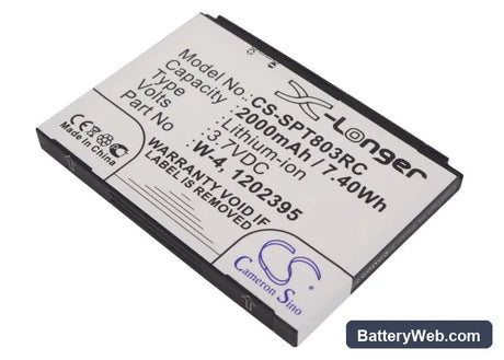 Sierra Wireless 803S 4G LTE Replacement Battery, 3.7V, 2000mAh, Li-ion 1