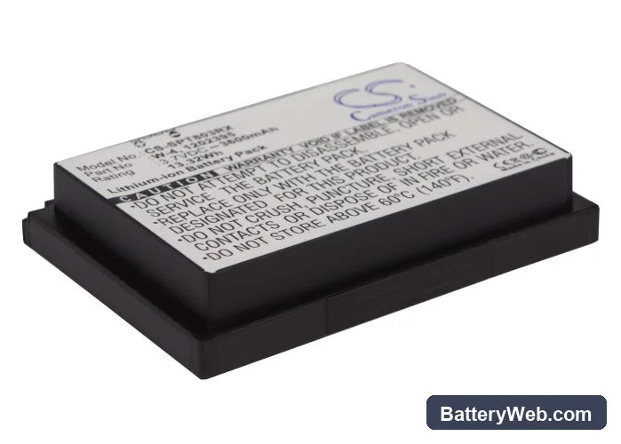 Sprint 803S 4G LTE Replacement Battery, 3.7V, 3600mAh, Li-ion 1