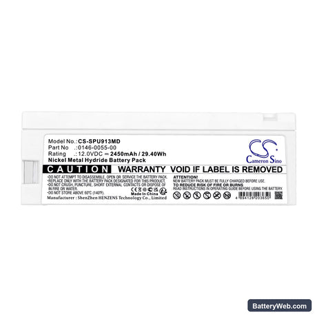 Spacelabs 90367 Replacement Battery, 12V, 2450mAh, Ni-MH 5