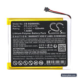 Square S6 Replacement Battery, 3.7V, 520mAh, Li-Polymer 3