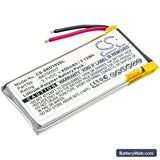 Cardo Scala Rider Packtalk Replacement Battery, 3.7V, 850mAh, Li-Polymer 1