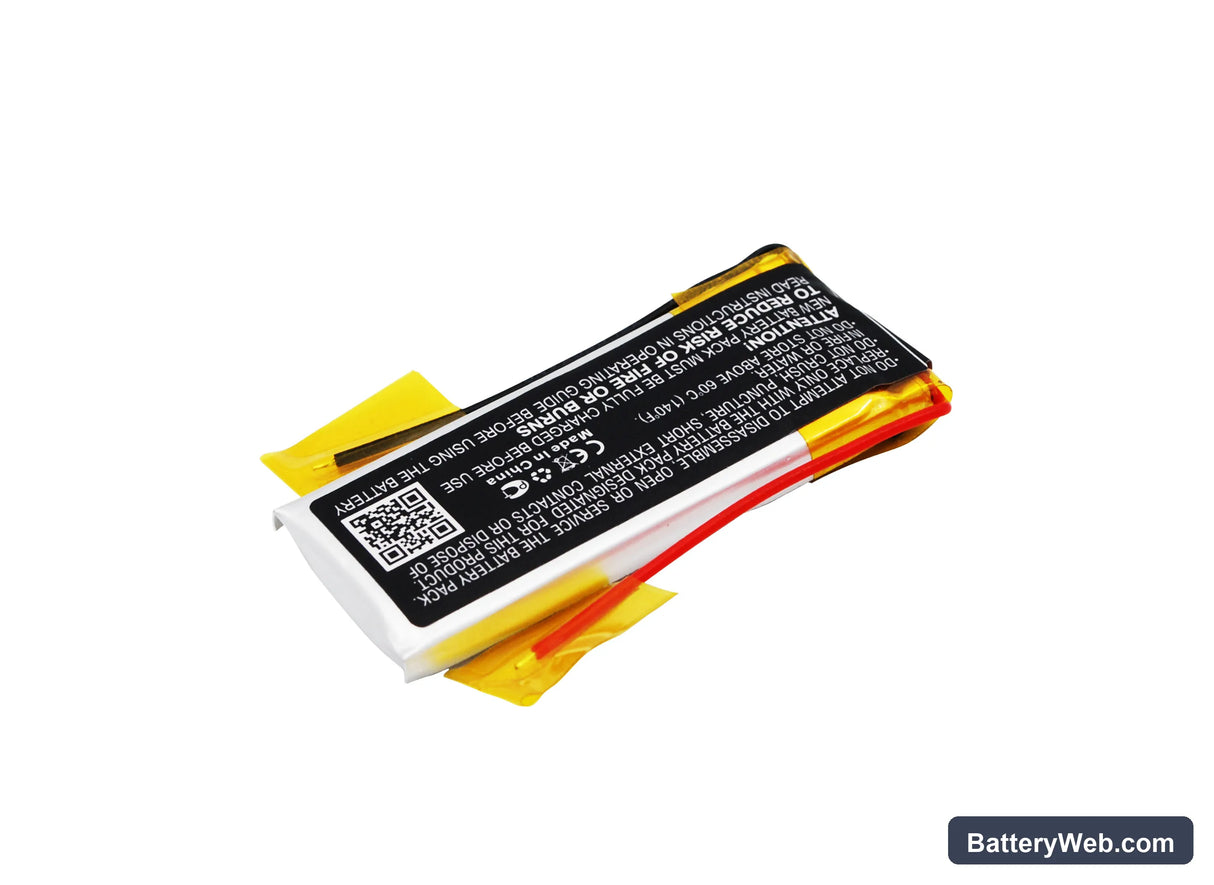 Cardo Q2 Replacement Battery, 3.7V, 400mAh, Li-Polymer 4