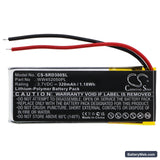 Cardo Q1 Replacement Battery, 3.7V, 320mAh, Li-Polymer 3