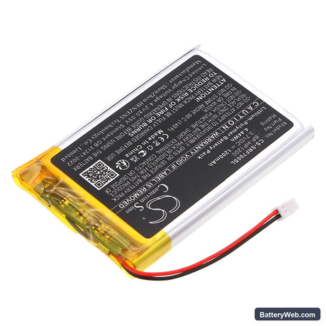 Sony MDR-DS7000 Replacement Battery, 3.7V, 1200mAh, Li-Polymer 2