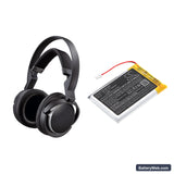 Sony MDR-DS7000 Replacement Battery, 3.7V, 1200mAh, Li-Polymer 6