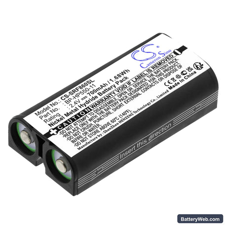 Sony MDR-RF860 Replacement Battery, 2.4V, 700mAh, Ni-MH 1