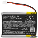 Schweizer LED Magnifier Replacement Battery, 3.7V, 1100mAh, Li-Polymer 3
