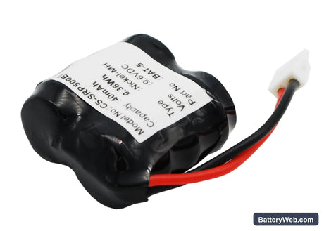 Perimeter SR-i500 Replacement Battery, 9.6V, 40mAh, Ni-MH 2