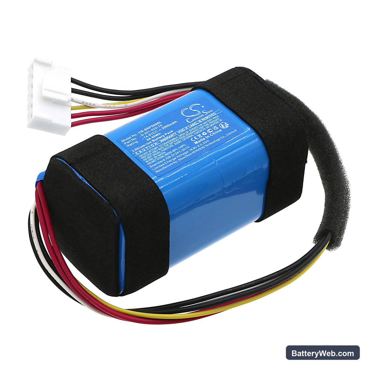 Sony SRS-XP500 Replacement Battery, 14.8V, 3000mAh, Li-ion 1