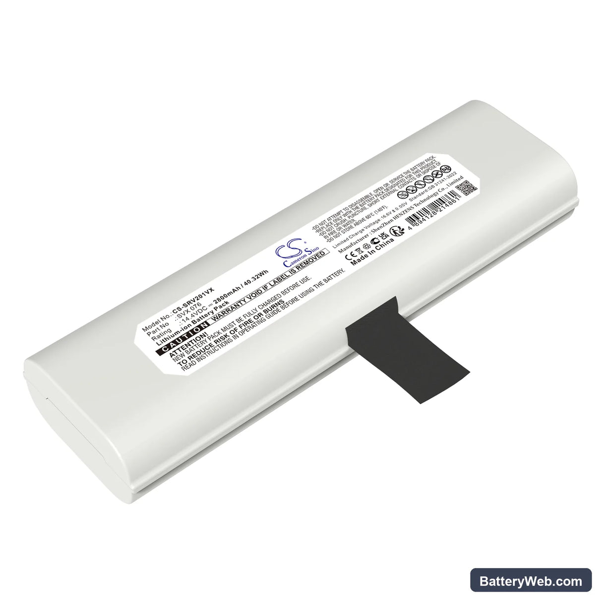 Sencor SRV 2010TI Replacement Battery, 14.4V, 2800mAh, Li-ion 1