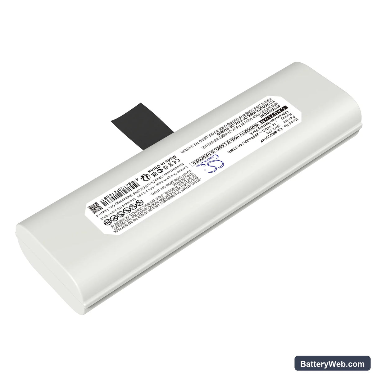 Sencor SRV 2010TI Replacement Battery, 14.4V, 2800mAh, Li-ion 2