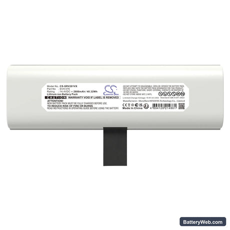 Sencor SRV 2010TI Replacement Battery, 14.4V, 2800mAh, Li-ion 5