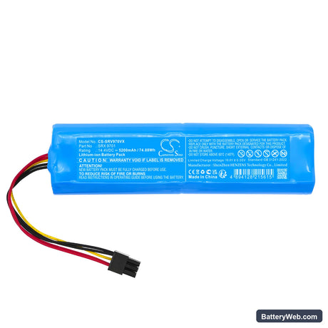 Sencor SRV 9790BK Replacement Battery, 14.4V, 5200mAh, Li-ion 3