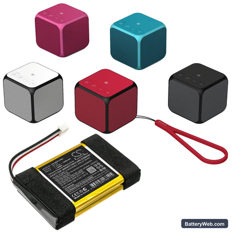 Sony SRS-X11 Replacement Battery, 7.4V, 1000mAh, Li-Polymer 6