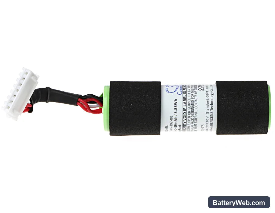 Sony SRS-X2 Replacement Battery, 3.7V, 2400mAh, Li-ion 5