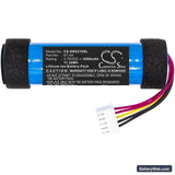 Sony SRS-XB21 Replacement Battery, 3.78V, 3000mAh, Li-ion 3