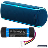 Sony SRS-XB21 Replacement Battery, 3.78V, 3000mAh, Li-ion 6