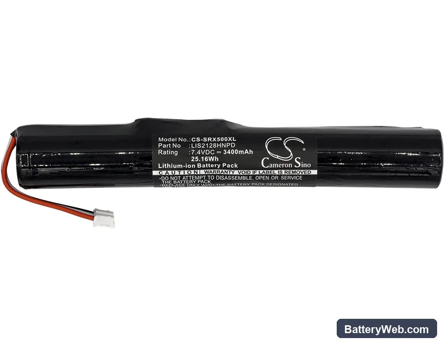 Sony SRS-X5 Replacement Battery, 7.4V, 3400mAh, Li-ion 5