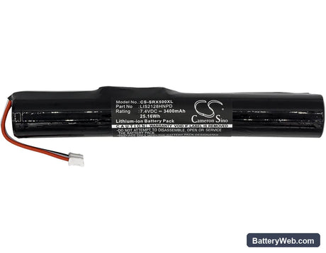 Sony SRS-X5 Replacement Battery, 7.4V, 3400mAh, Li-ion 5