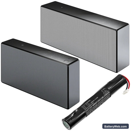 Sony SRS-X55 Replacement Battery, 7.4V, 2600mAh, Li-ion 6