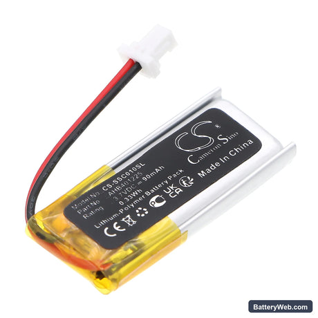 Sena Grip Remote Control Replacement Battery, 3.7V, 90mAh, Li-Polymer 1