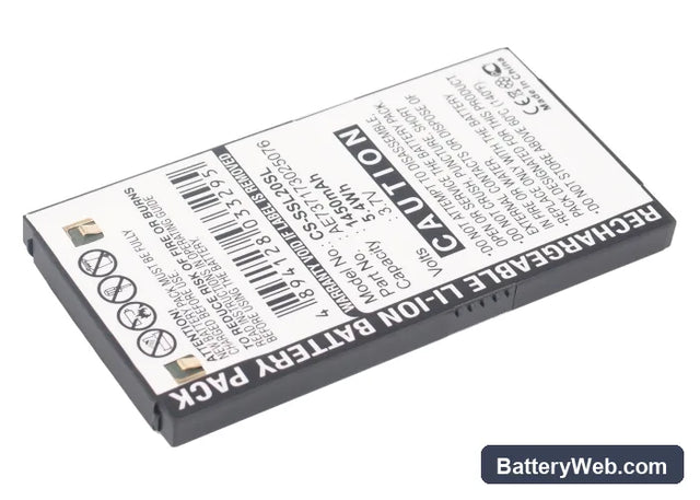 Sirius Stiletto SL2 Replacement Battery, 3.7V, 1450mAh, Li-ion 1