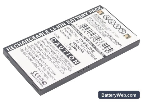 Sirius Stiletto SL2 Replacement Battery, 3.7V, 1450mAh, Li-ion 2