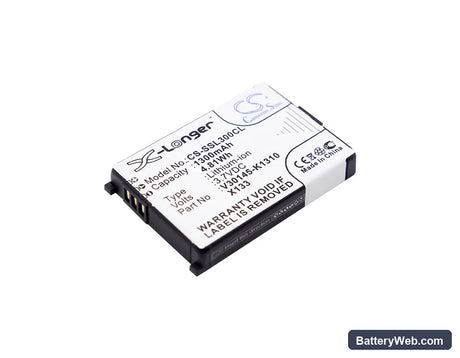 Swisscom TOP S317 Replacement Battery, 3.7V, 1300mAh, Li-ion 1