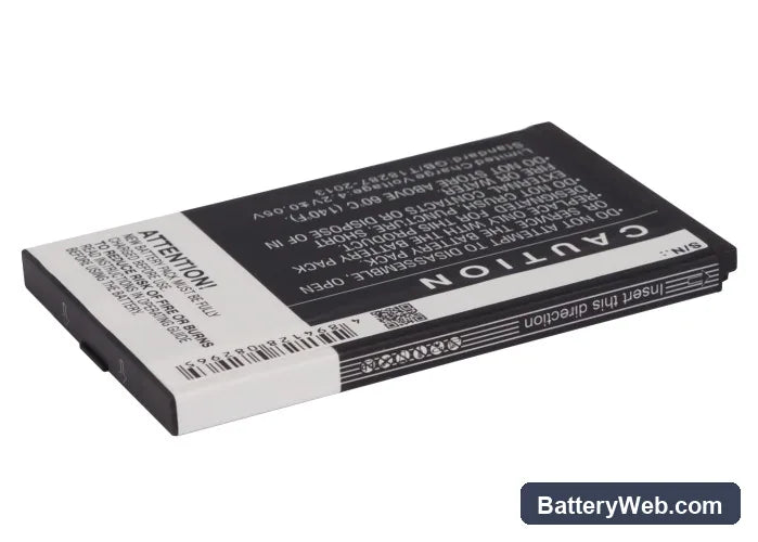 Simvalley SP-40 Replacement Battery, 3.7V, 1200mAh, Li-ion 3