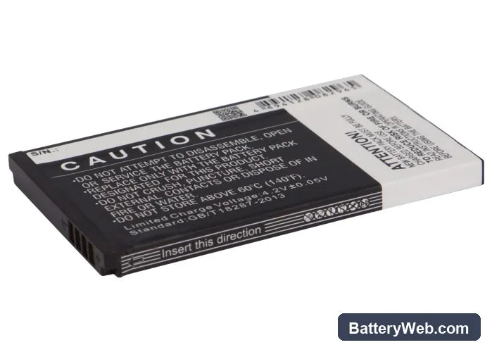 Simvalley SP-40 Replacement Battery, 3.7V, 1200mAh, Li-ion 4