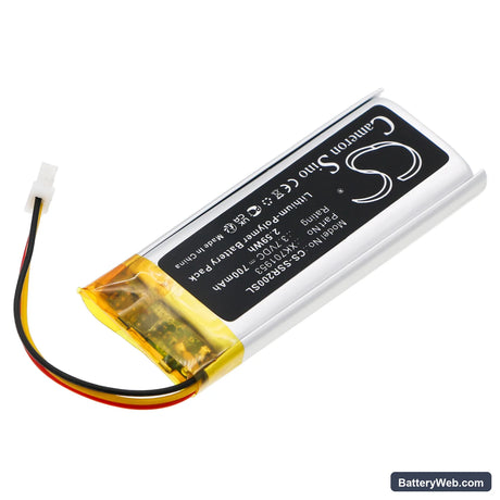 Sena SRL2 Replacement Battery, 3.7V, 700mAh, Li-Polymer 2
