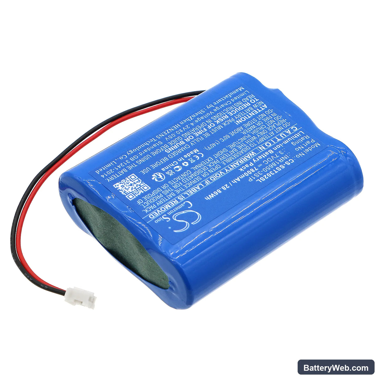 Simplehuman ST3024 Replacement Battery, 3.7V, 7800mAh, Li-ion 2