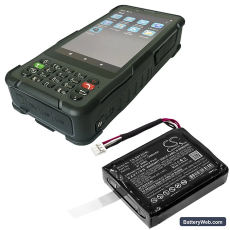 Senter ST327 Replacement Battery, 3.8V, 7200mAh, Li-ion 6