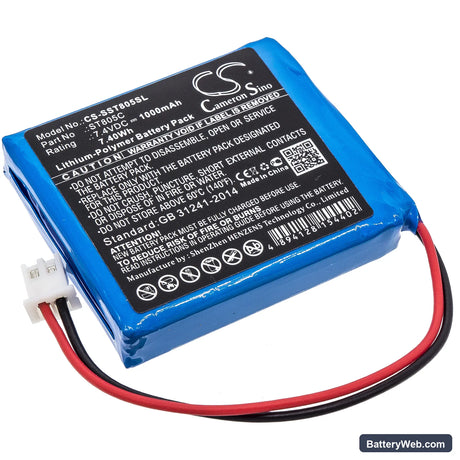 Senter ST805C Replacement Battery, 7.4V, 1000mAh, Li-Polymer 1