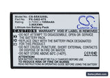Simvalley SX-325 Replacement Battery, 3.7V, 1050mAh, Li-ion 1