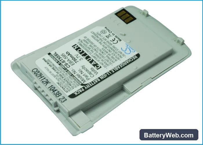 Siemens ST55 Replacement Battery, 3.7V, 750mAh, Li-ion 1