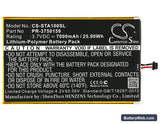 Insignia Flex 10.1 NS-15AT10 Replacement Battery, 3.7V, 7000mAh, Li-Polymer 5